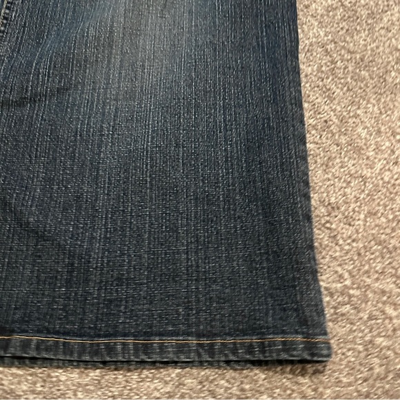 Y2K No Boundaries Stretch Denim Maxi Jean Skirt Front Slit Juniors Plus Size 21 - Picture 8 of 16